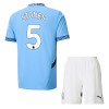 Dječji - Dres + Kratke Hlače Manchester City Stones 5 Domaći 24/25